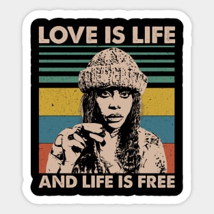 Erykah Badu - Love Is Life And Life Is Free Sticker